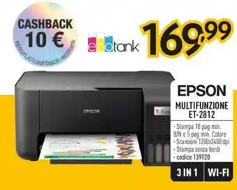 FreeShop EPSON MULTIFUNZIONE ET-2812 offerta