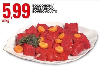 Eurospin Bocconcini/Spezzatino di Bovino Adulto offerta