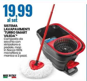 Eurospin Sistema Lavapavimenti 'Turbo Smart Vileda' offerta