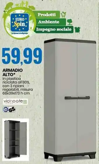 Eurospin Armadio Alto offerta