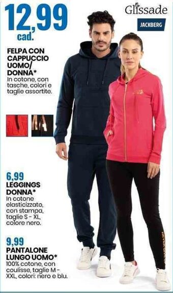 Eurospin Felpa con Cappuccio Uomo/Donna offerta