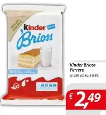 DiMeglio Kinder Brioss Ferrero gr.280 offerta