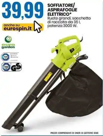 Soffiatore/Aspirafoglie Elettrico