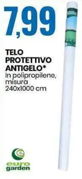 Telo Protettivo Antigelo 240x1000cm