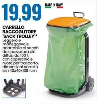 Eurospin Carrello Raccoglitore 'Sack Trolley' offerta