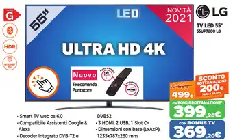 LG TV Led 55" 55UP7800 LB