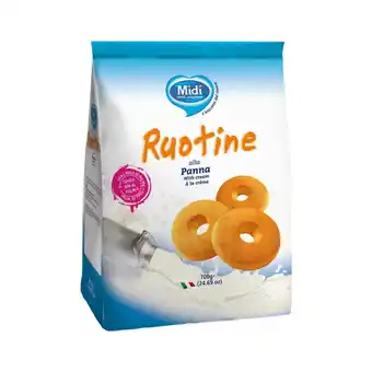 Qui Discount Biscotti frollini ruotine con panna 700 gr offerta