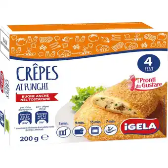 Qui Discount Crepes surgelate igela ricette assortite 200 gr offerta