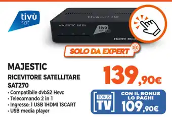 Majestic Ricevitore Satellitare SAT270