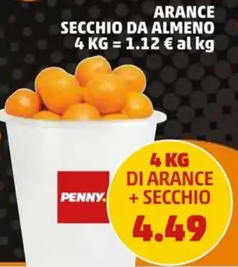 PENNY ARANCE SECCHIO DA ALMENO 4 KG offerta