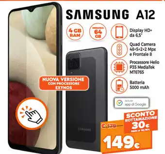 Expert Di Lella Samsung A12 offerta