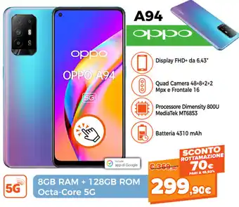 Expert Di Lella Oppo A94 offerta