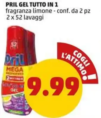 PENNY PRIL GEL TUTTO IN 1 fragranza limone - conf. da 2 pz 2 x 52 lavaggi offerta
