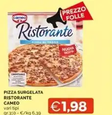 Mercatò Cameo pizza surgelata ristorante offerta