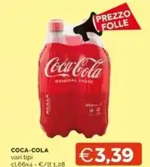 Mercatò Coca cola vari tipi offerta