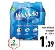 Conad Vitasnella - acqua naturale offerta