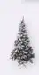 Albero di natale innevato