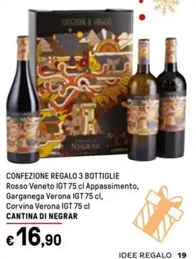 Iper La Grande Cantina di negrar - confezione regalo 3 bottiglie offerta