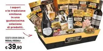 Iper La Grande Regali regali - cesto gran emilia offerta