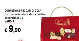Vanoir - confezione peccati di gola torroncini morbidi al cioccolato