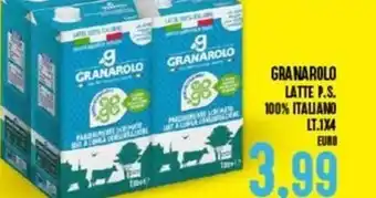 Iper Pellicano Latte granarolo offerta
