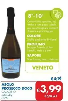 MD Discount Galadino - asolo prosecco docg offerta