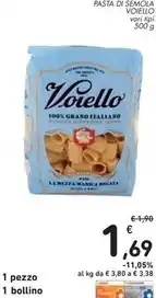 Spazio Conad Voiello - pasta di semola vari tipi 500 g offerta