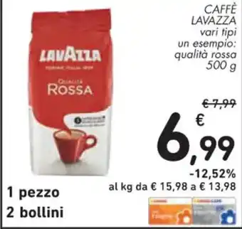 Spazio Conad Lavazza - caffe vari tipi 500 g offerta