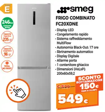 Expert Di Lella Smeg Frigo Combinato FC20XDNE offerta