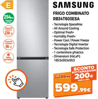 Expert Di Lella Samsung Frigo Combinato RB34T603ESA offerta
