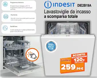 Expert Di Lella Indesit DIE2B19A offerta