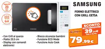 Expert Di Lella Samsung Forno Elettrico Con Grill GE73A offerta