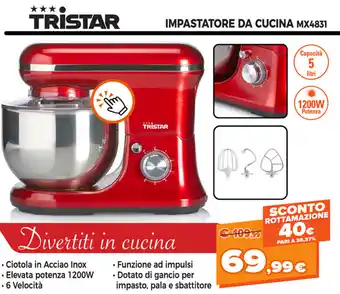 Tristar Impastatore Da Cucina MX4831