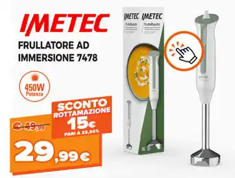 Expert Di Lella Imetec Frullatore AD Immersione 7478 offerta