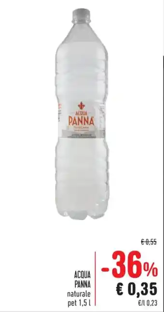 Spazio Conad ACQUA PANNA naturale pet 1,5 l offerta