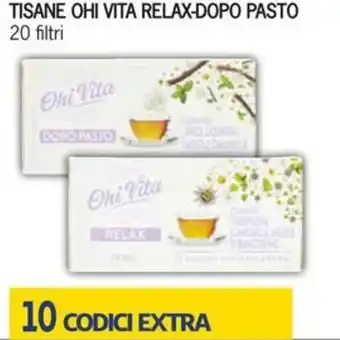 DiMeglio TISANE OHI VITA RELAX-DOPO PASTO 20 filtri offerta