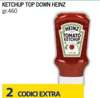 DiMeglio KETCHUP TOP DOWN HEINZ gr.460 offerta