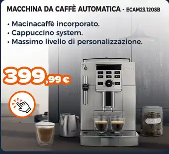 DeLonghi Macchina Da Caffè Automatica ECAM23.120SB