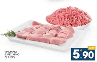 SeBón Supermercati MACINATO E SPEZZATINO DI SUINO offerta
