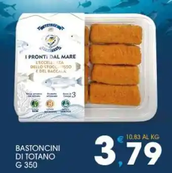 SeBón Supermercati BASTONCINI DI TOTANO G 350 offerta