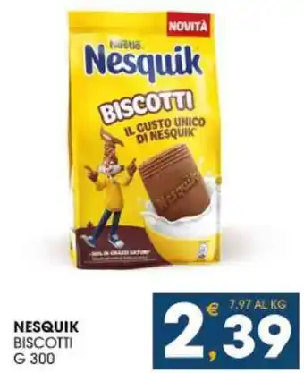 SeBón Supermercati NESQUIK BISCOTTI G 300 offerta