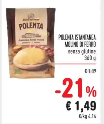 POLENTA ISTANTANEA MOLINO DI FERRO senza glutine 360 g