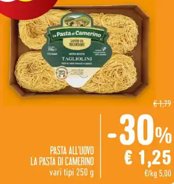 Spazio Conad PASTA ALL'UOVO LA PASTA DI CAMERINO 250 g offerta
