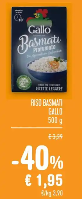 Spazio Conad RISO BASMATI GALLO 500 g offerta