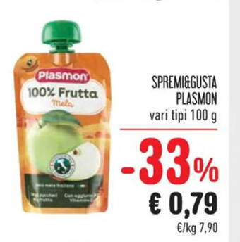 Spazio Conad SPREMI&GUSTA PLASMON vari tipi 100 g offerta