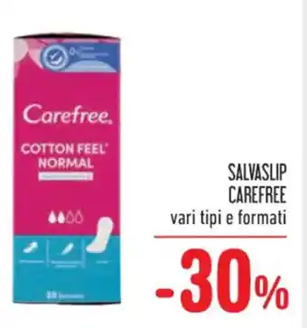 Spazio Conad SALVASLIP CAREFREE vari tipi offerta