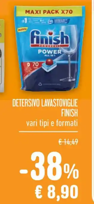 Spazio Conad DETERSIVO LAVASTOVIGLIE finish vari tipi offerta