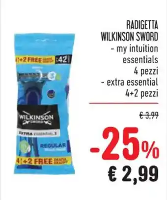 Spazio Conad RADIGETTA WILKINSON SWORD offerta