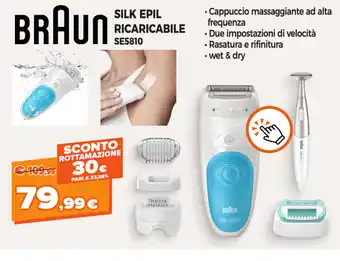 Expert Di Lella Braun Silk Epil Ricaricabile SE5810 offerta