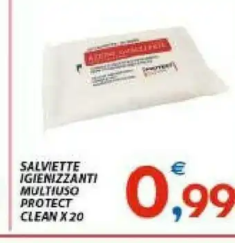 Vivo Supermercati Salviette Igienizzanti Multiuso Protect Clean offerta
